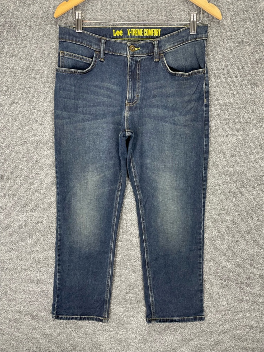 Lee X-Treme Comfort Jeans Boys 14 Husky Straight Leg Stretch Adjustable Waist